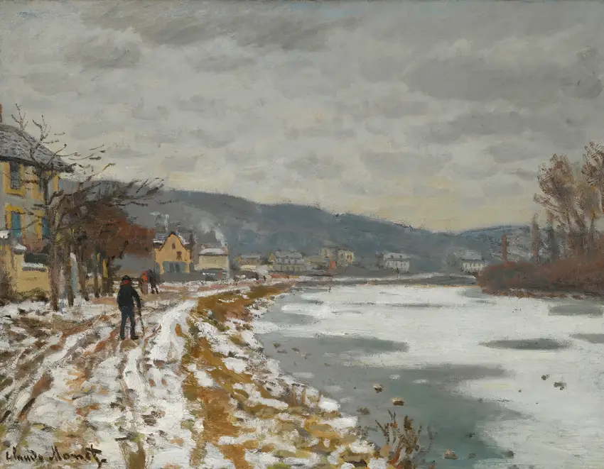 La Seine À Bougival (1869) by Claude Monet